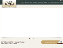 Tablet Screenshot of corteboaria.it
